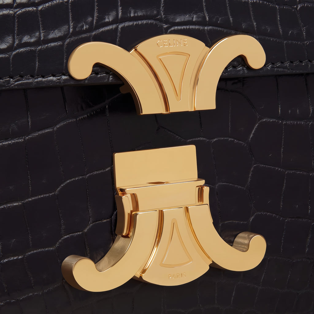Teen Triomphe Bag in Crocodile