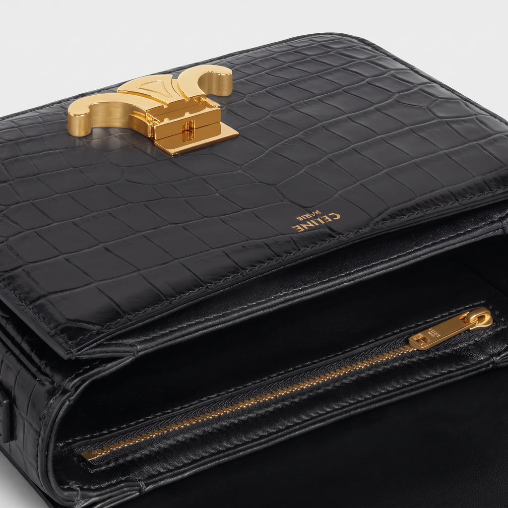 Teen Triomphe Bag in Crocodile