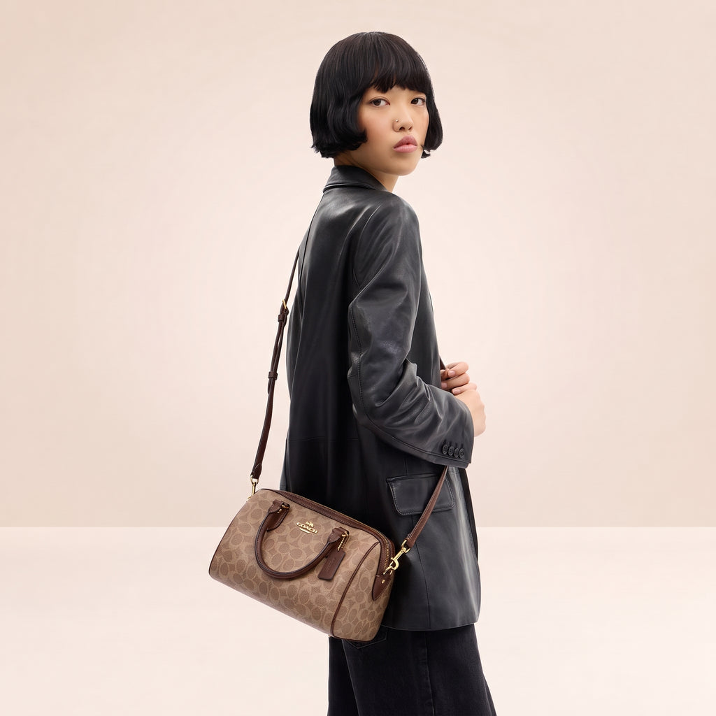 Rowan Satchel Bag In Signature Canvas