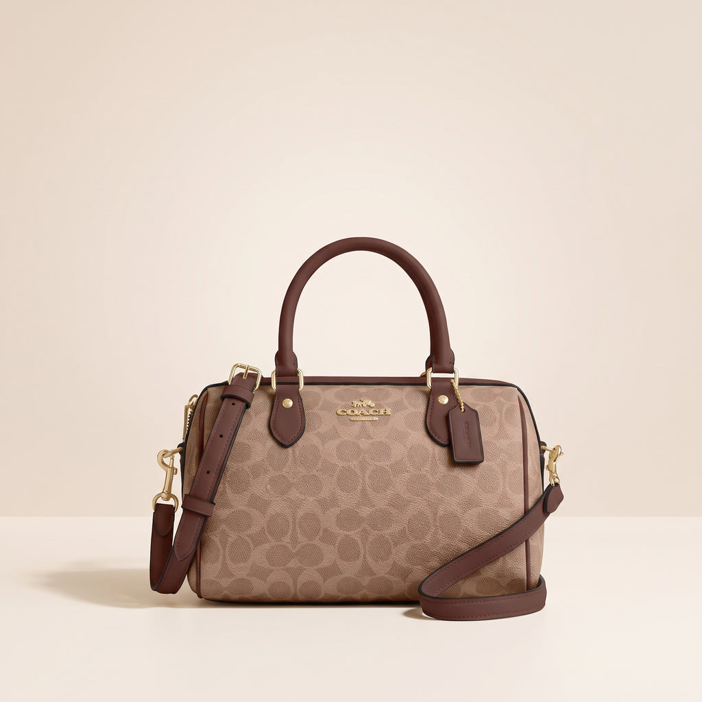Rowan Satchel Bag In Signature Canvas