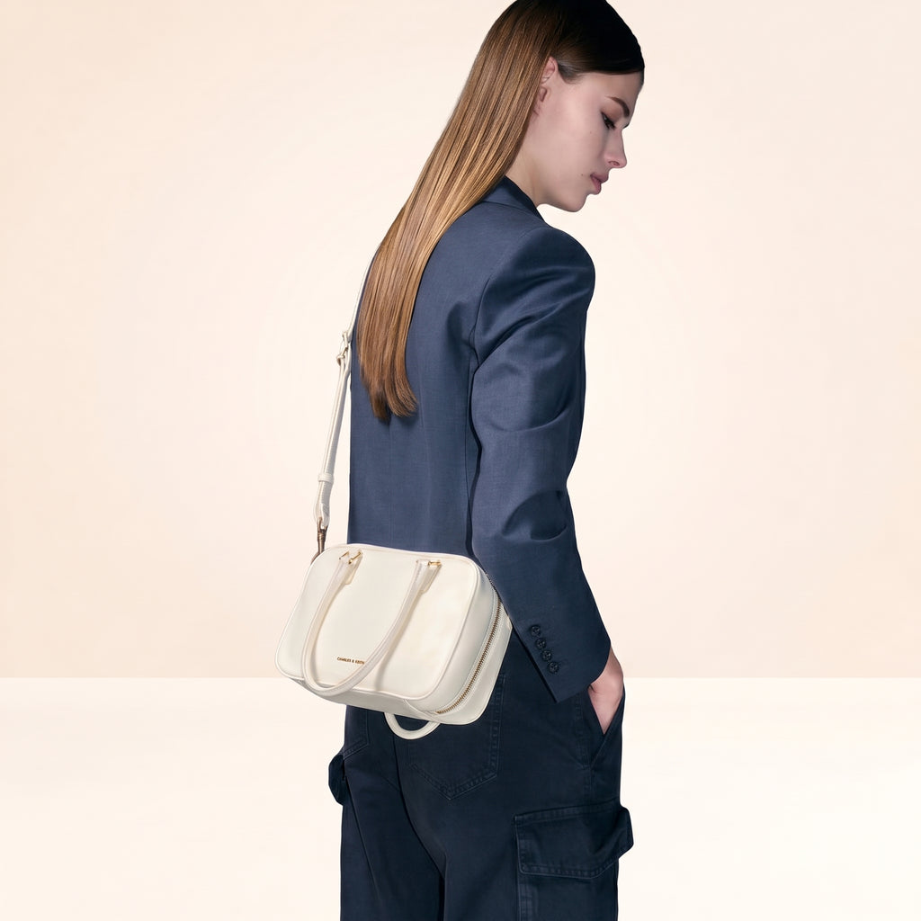 Siana Bowling Bag - Cream