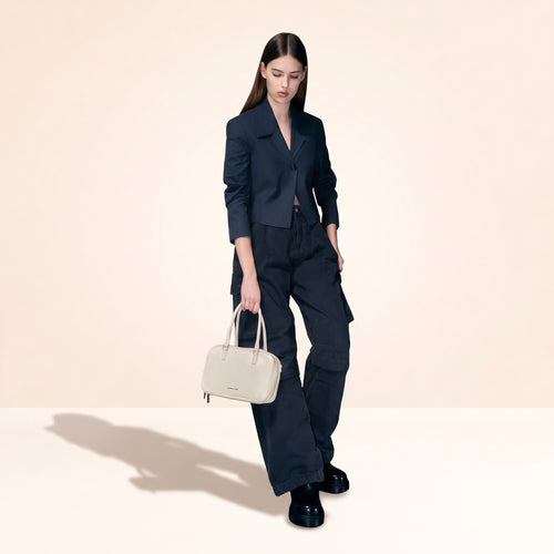 Siana Bowling Bag - Cream